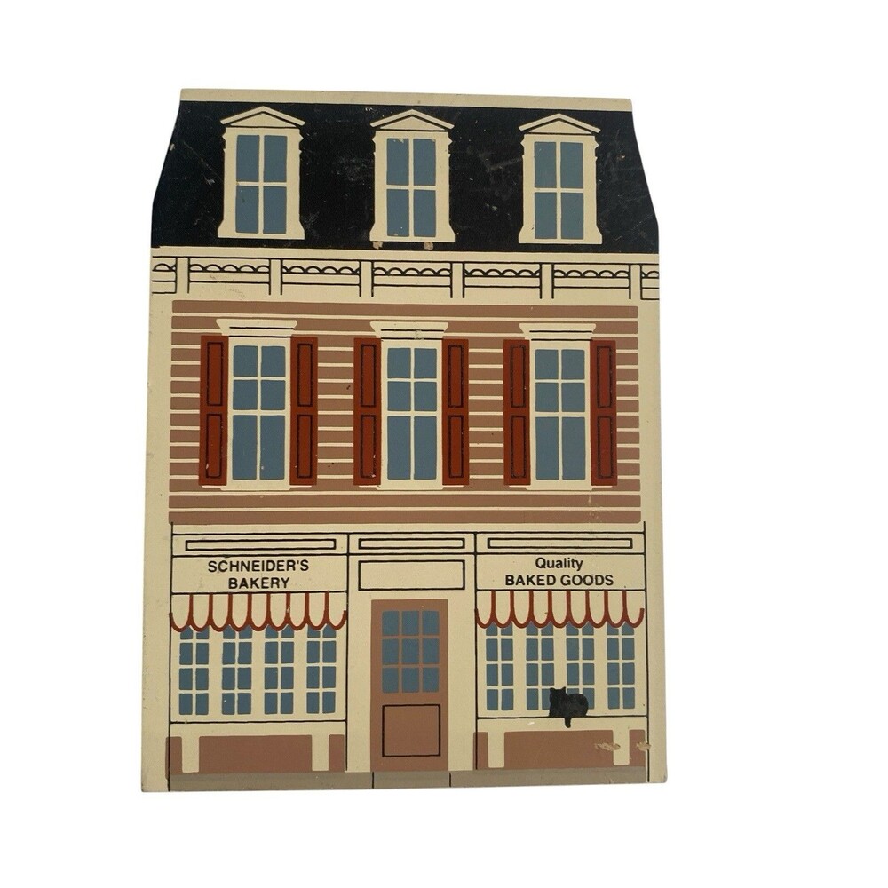 Cat's Meow Schneider’s Bakery Cooperstown NY Shelf Sitter 1995 Series XIII Sgnd